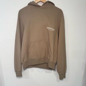 Fear of God Essentials Brown Hoodie size xxs